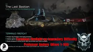 Halo Wars 2 - Terminus Firefight as Professor Anders on Legendary Difficulty Wave 1-100