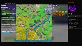 Were the xp drop hidden in the chaose rising  loading screen location fortnite