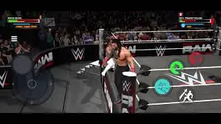 Wwe 2k25 gameplay ROMAN REIGNS VS SETH FREAKIN ROLLINS MOBILE GAMEPLAY IOS IPHONE 16 
