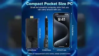 Review: Mini PC Stick, Fanless Mini Desktop Computers, Pentium N4200 4GB 64GB eMMC (1.1 GHz), ...