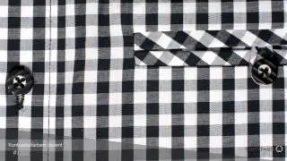 Stoff #1393 Vichykaro Schwarz - Ma&szlig;hemden von hemdwerk&reg;