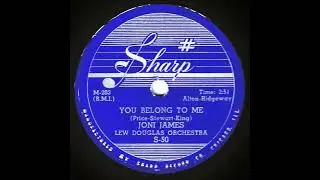 Joni James - You Belong to Me [radio version]