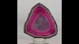 Watermelon Tourmaline Slice
