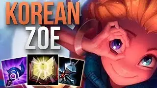 AMAZING KOREAN CHALLENGER ZOE GAMEPLAY | CHALLENGER ZOE MID | Patch 10.3 S10