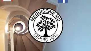 Menuiserie MARSEILLE - Fabrication d'un escalier courbe - MENUISERIE MD ESCALIER