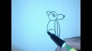 How to draw a dog using '6' | #DrawingAdda | #Dog