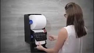 Lalema inc | Comment charger  le distributeur &agrave; papier Tandem plus de Cascades