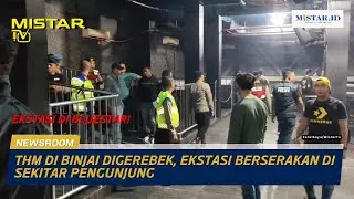 THM di Binjai Digerebek, Ekstasi Berserakan di Sekitar Pengunjung