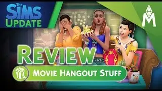 The Sims 4 Movie Hangout Stuff Review and Item Showcase