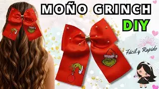 Mo&ntilde;o GRINCH para Navidad con cinta falla| F&aacute;cil, elegante y perfecto&nbsp;para&nbsp;Vender o Regalar
