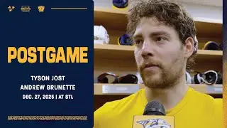 Tyson Jost & Andrew Brunette - Postgame: Dec. 27, 2025