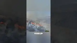 Heartbreaking Sounds from Animals Trapped in Wildfire | Zagros Mountains Tragedy #animals  #wildfire