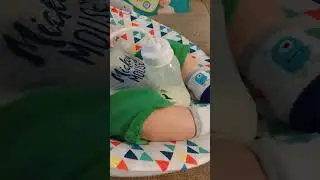 Hands free baby feeding bottle #shorts #viral