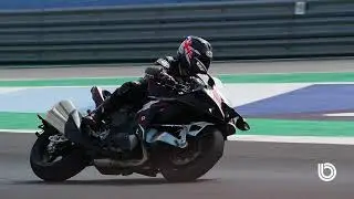 Bimota Tesi H2 at the Misano World Circuit with Alan Cathcart