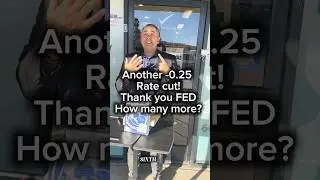 Another rare cut, 6 total and more coming #rates #mortgage #realestate #fyp #fed