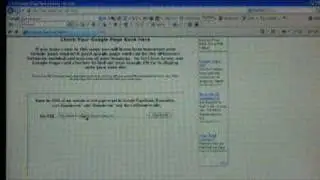 Google  Page Rank Checker