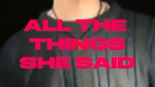&ldquo;All the things she said&rdquo; music video shot on a trampoline