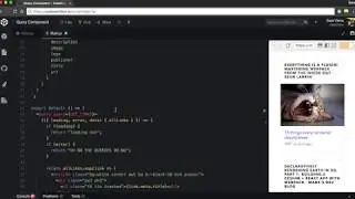 That sweet sweet Query component