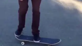 clean flatground 360 inward heelflip
