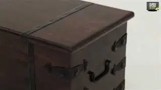 INDIA Kista M&ouml;rkbrun Furniturebox