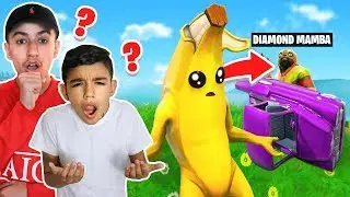 Stream Sniping My Little Brother In Fortnite! He Raged