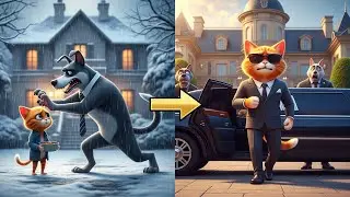 This Cat Faces a Giant in the Arena: The Ending Will Surprise You🐈🦁