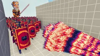 100x ROMAN ARMY + CAESAR vs EVERY GOD - Totally Accurate Battle Simulator TABS