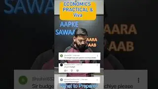 Class 12 Economics Viva | Economics Class 12 Viva | Government Budget | Economics Project and Viva