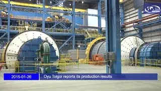 Oyu Tolgoi reports its production results