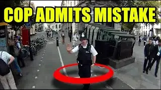 London Cyclist Stopped by Police! (Funny Stuff!)