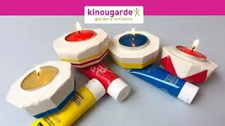 Kinougarde Tuto : bougeoirs pour le cadeau de la ma&icirc;tresse !