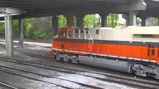 NS Interstate Heritage Unit 8105 leading U49@ Norton, VA 4-29-12