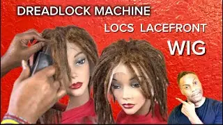 LOCKING LACE FRONT WITH DREADLOCK MACHINE #viralvideo 