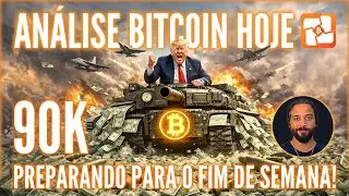 🚨BITCOIN HOJE: 90K! PREPARANDO PARA O FDS ENQUANTO TRUMP ACELERA A IMPRESSORA DE D&Oacute;LAR! ENTENDA!
