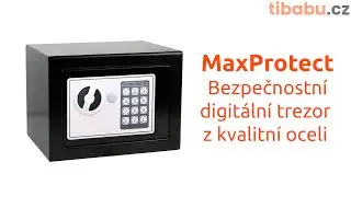 Bezpečnostn&iacute; digit&aacute;ln&iacute; trezor z kvalitn&iacute; oceli MaxProtect