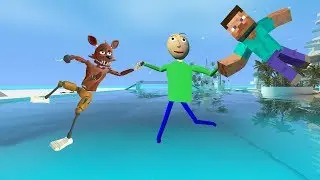 Gmod Baldi's Basics | MINECRAFT | FNAF | ragdolls vol.1