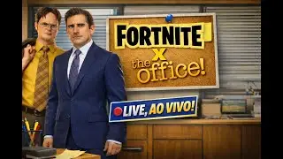 FORTNITE - THE OFFICE CHEGOU, VAMOS VER SE  A #ENEL DEIXA EU JOGAR COM ELES