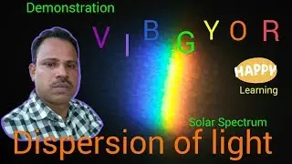 Solar spectrum VIBGYOR demo / HAPPY Learning