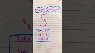 how many S are there?🤔🧐#shorts #writing #art #puzzle #challenge #trending