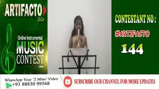 Online Instrumental Music Contest|ARTIFACTO 2020|#144 Jenica Roshan|Chennai|Instrumental