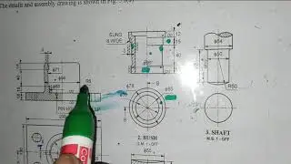 Unit 4 Details to Assembly Lecture 4 (Part-4)  To Draw Sect. F. V. of Foot Step Bearing.