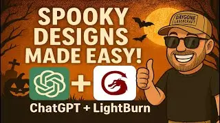 AI Meets LightBurn for Halloween Designs!