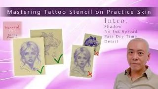 How to Make a Perfect Stencil for Tattoo Practice Skin Intro