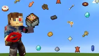 Minecraft But Random Items Rain from the Sky