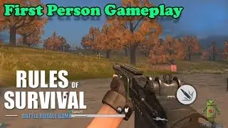 RULES OF SURVIVAL - FIRST PERSON VIEW MODE GAMEPLAY ( UPDATE )