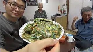 봄에 천서방이 보내준 두릅으로 부침개