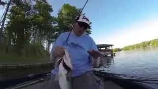 5lbs Bass on Strike King Sexy Frog | This is how Tournament/practice fishing is! ~ GoPro