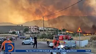 Χίος: Μετά την τριήμερη μάχη με τις φλόγες οι κάτοικοι μετρούν τις πληγές τους | Ethnos