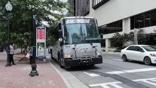 CATS 2020 MCI D4500CT Commuter Coach 1512 on Route 63X Metro RAPID