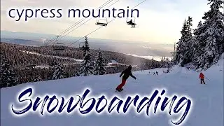Beginner Snowboarding at Cypress Mountain   Panorama Slope